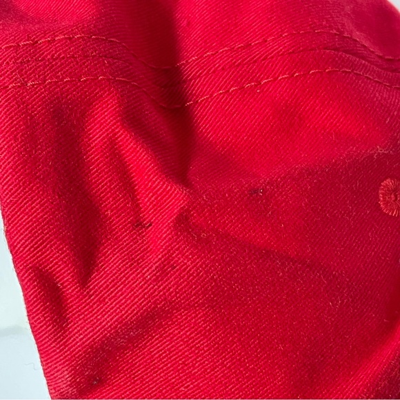 ROTHCO Marines baseball cap red with yellow embroidery One Size adjustable NEW - Picture 5 of 15